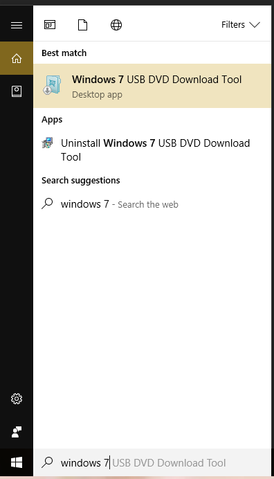Search for the tool