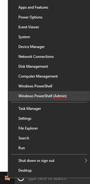 PowerShell (Admin)